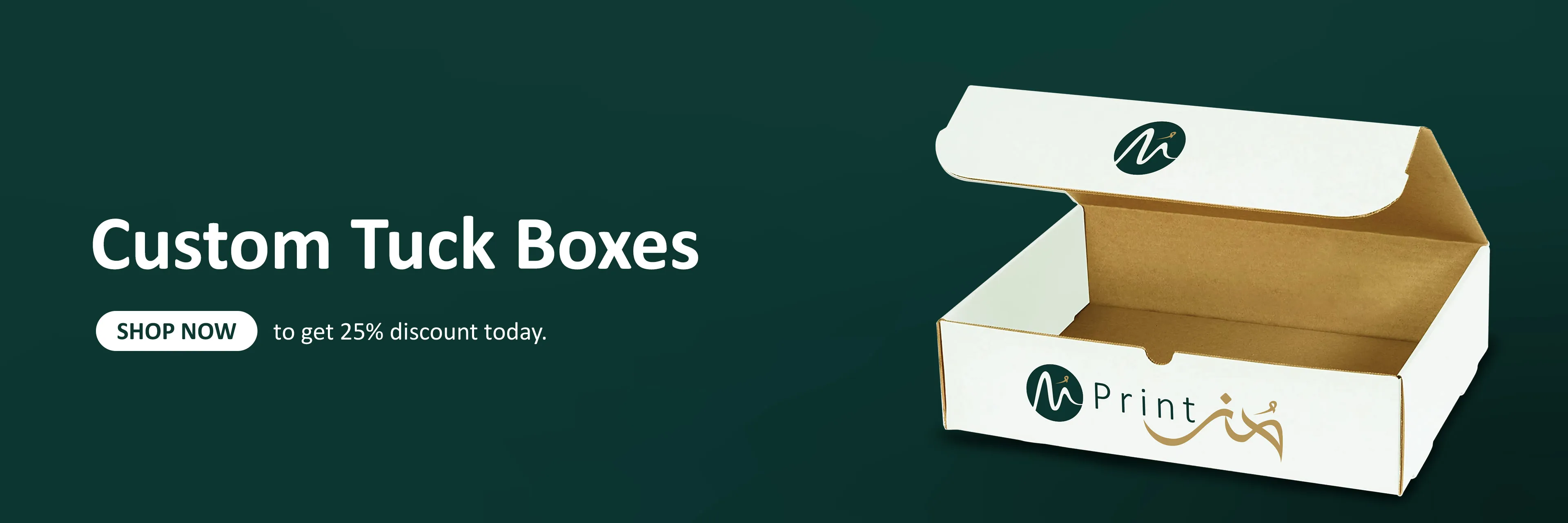 Shop Custom Tuck Boxes & Tuck Top Boxes | Muz Print